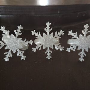 Snowflake Napkin Rings